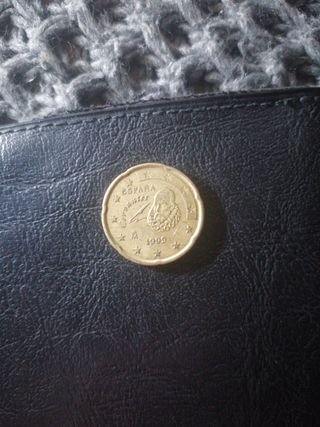 Moneda 20 céntimos España 1999 Cervantes