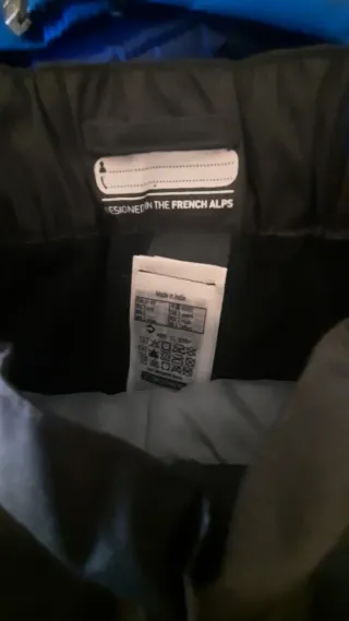 Pantalón da sci infantile Decathlon nero