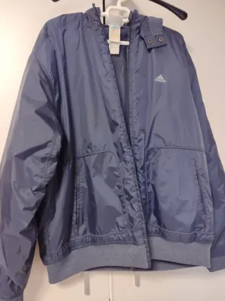 Chaqueta Adidas Vintage Azul Talla XL