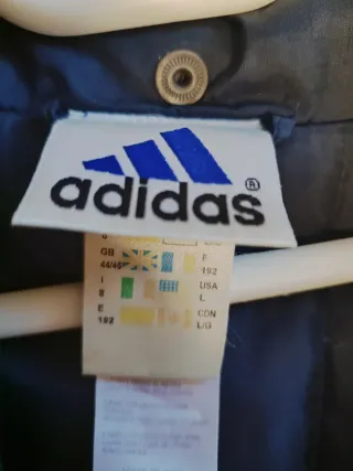 Chaqueta Adidas Vintage Azul Talla XL