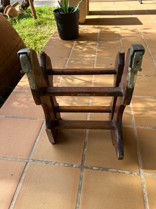 Escalera plegable madera barca clásica