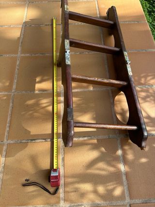 Escalera plegable madera barca clásica