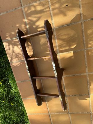 Escalera plegable madera barca clásica