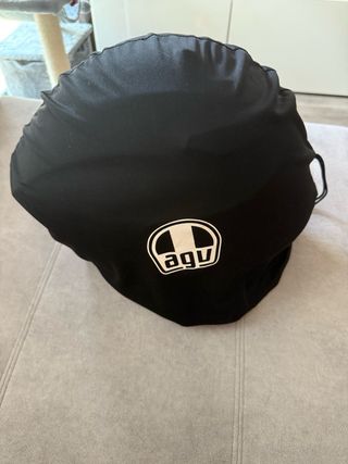 Casco Moto AGV Negro/Blanco/Rojo