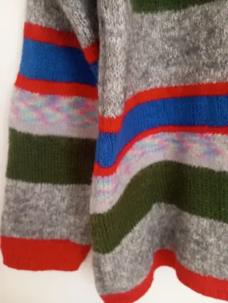 Maglioncino vintage a righe