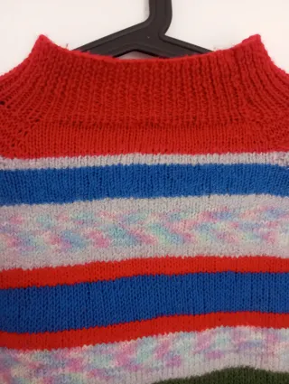 Maglioncino vintage a righe