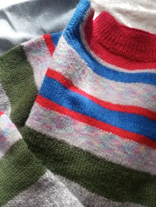 Maglioncino vintage a righe