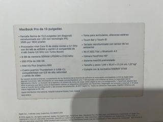 MacBook Pro 13” Touch Bar i5