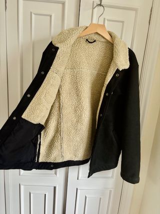 Chaqueta Negra Borreguillo XL