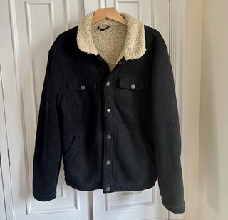 Chaqueta Negra Borreguillo XL