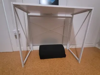 Escritorio Plegable 80cm Blanco
