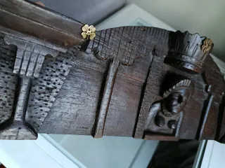 Remate Mueble Antiguo Nogal