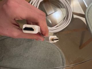 Cable HDMI y Mini DisplayPort FSU Blanco