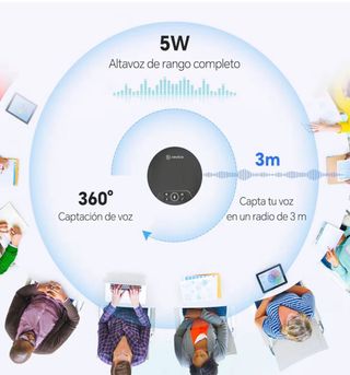 Altavoz Conferencia Newline 4 Micrófonos