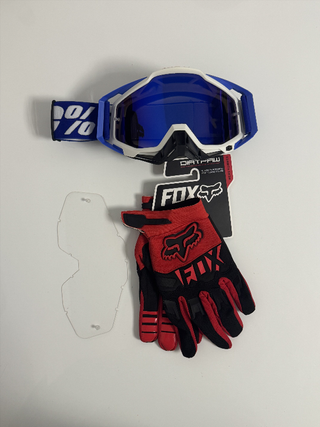 Gafas 100% y Guantes Fox Nuevos 813