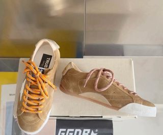 Golden Goose Zapatillas Marrones y Blancas