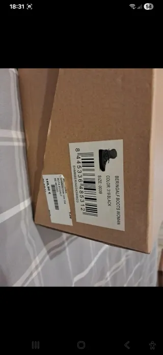 Botas Ecoalf Negras Talla 39 Nuevas