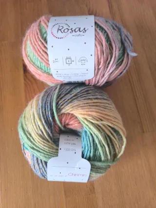 Ovillos de lana Rosas Crafts, Chirimiri