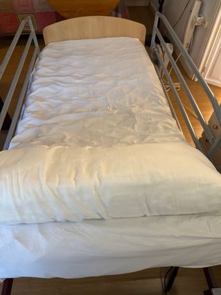 Cama Ortopédica Elevable + Colchón Antiescaras
