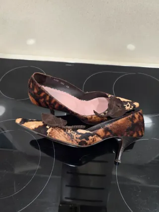 Zapatos de tacón leopardo talla 40