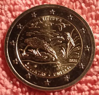 2 EUROS Lituania 2021 UNESCO
