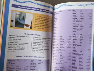 3 libros de idiomas (inglés, alemán e italiano)