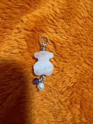 Colgante Tous Oso Rosa y Morado