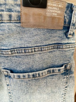 Jeans Bershka uomo lavaggio stone