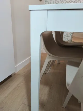 Conjunto Mesa EKEDALEN y 6 Sillas ODGER Ikea