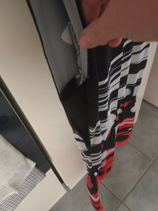 Abito Desigual donna nero e rosso