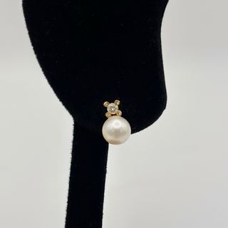 Pendientes de oro 18kt con perlas y diamantes