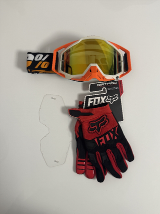 Gafas 100% y Guantes Fox Nuevos 815
