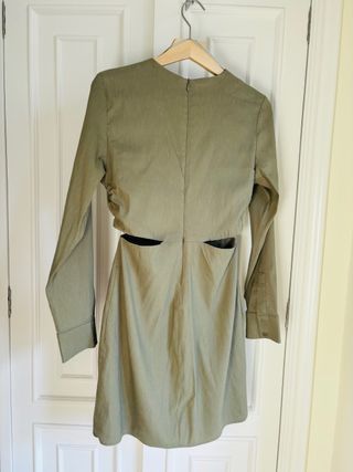 Vestido L Zara Cut Out