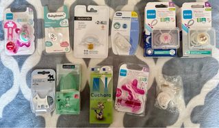 Lote Biberones y Chupetes MAM Suavinex