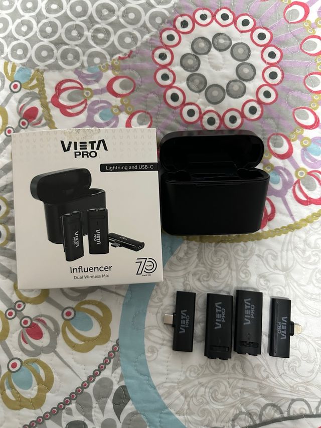 Micrófonos Vieta Pro Influencer Dual Wireless