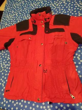 Anorak da sci, giacca interna, guanti 10-12 anni