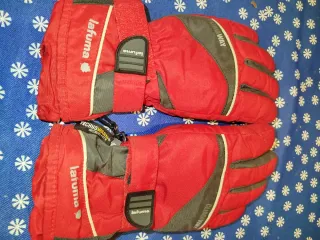 Anorak da sci, giacca interna, guanti 10-12 anni