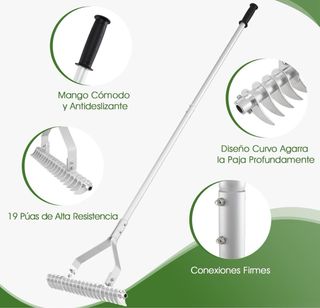 Rastrillo Jardín Aluminio GOPLUS