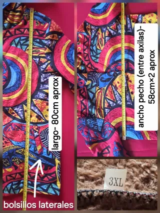 Chaqueta-americana con capucha, forrada multicolor