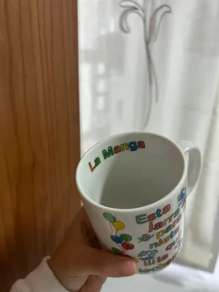 2 Tazas Porcelana Abuelo a Nieta y regalo botella