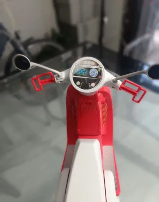 NANCY Moto Scooter Nancy Roja con Union Jack