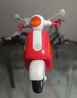 NANCY Moto Scooter Nancy Roja con Union Jack