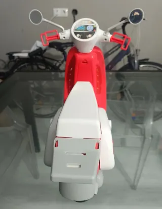 NANCY Moto Scooter Nancy Roja con Union Jack