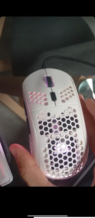 Teclado y Ratón Gaming RGB Blanco