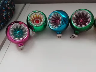 Bolas Navidad Vintage Colores