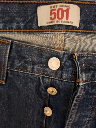 Pantalones Vaqueros Levi's 501 Talla W33 L34.