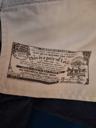 Pantalones Vaqueros Levi's 501 Talla W33 L34.