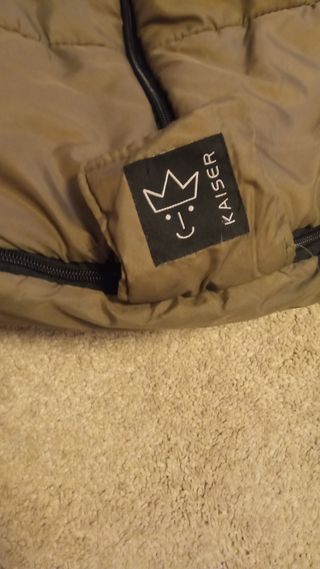 Saco silla de paseo niño verde