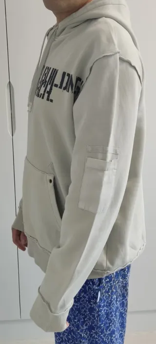 Sudadera Sportswear Beige Talla XL