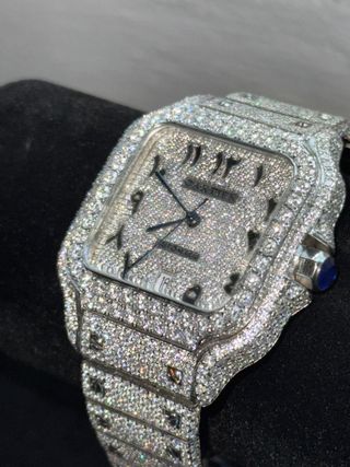 CAMBIO Reloj Cartier Santos Diamantes VVS1